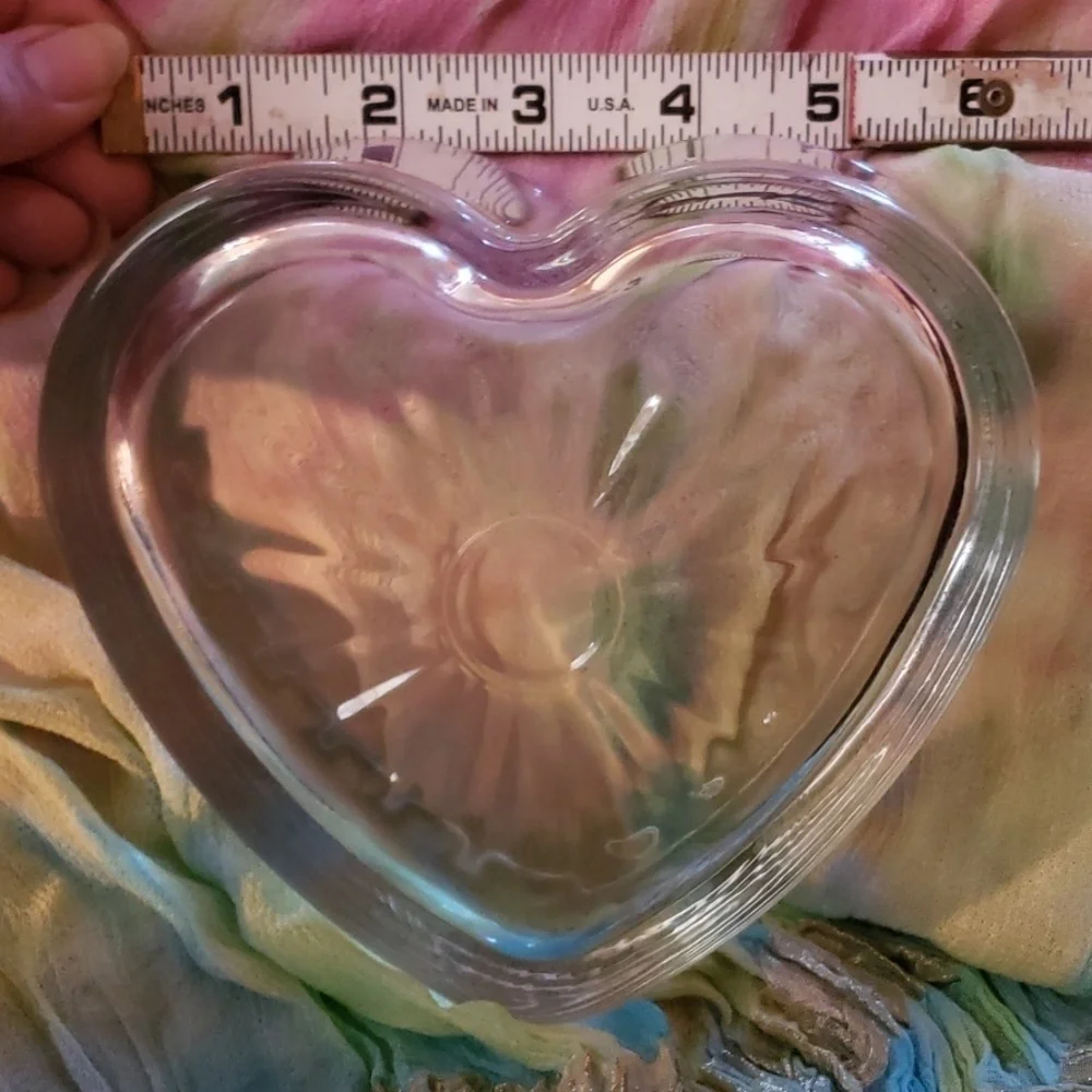 Heart shaped candy dish